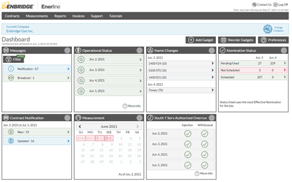 Screenshot of Enerline