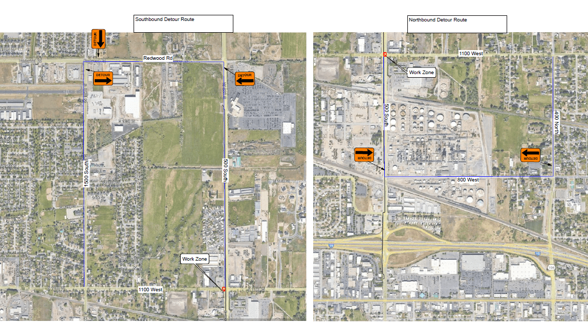 Map of gas feeder line 145 replacement project