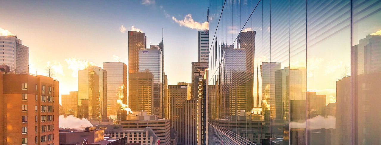 Skyline with Tower Buildings