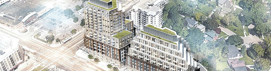 Sunnybrook Plaza - Toronto building illustration