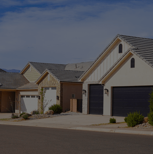 Row of single family homes in St. George, Utah